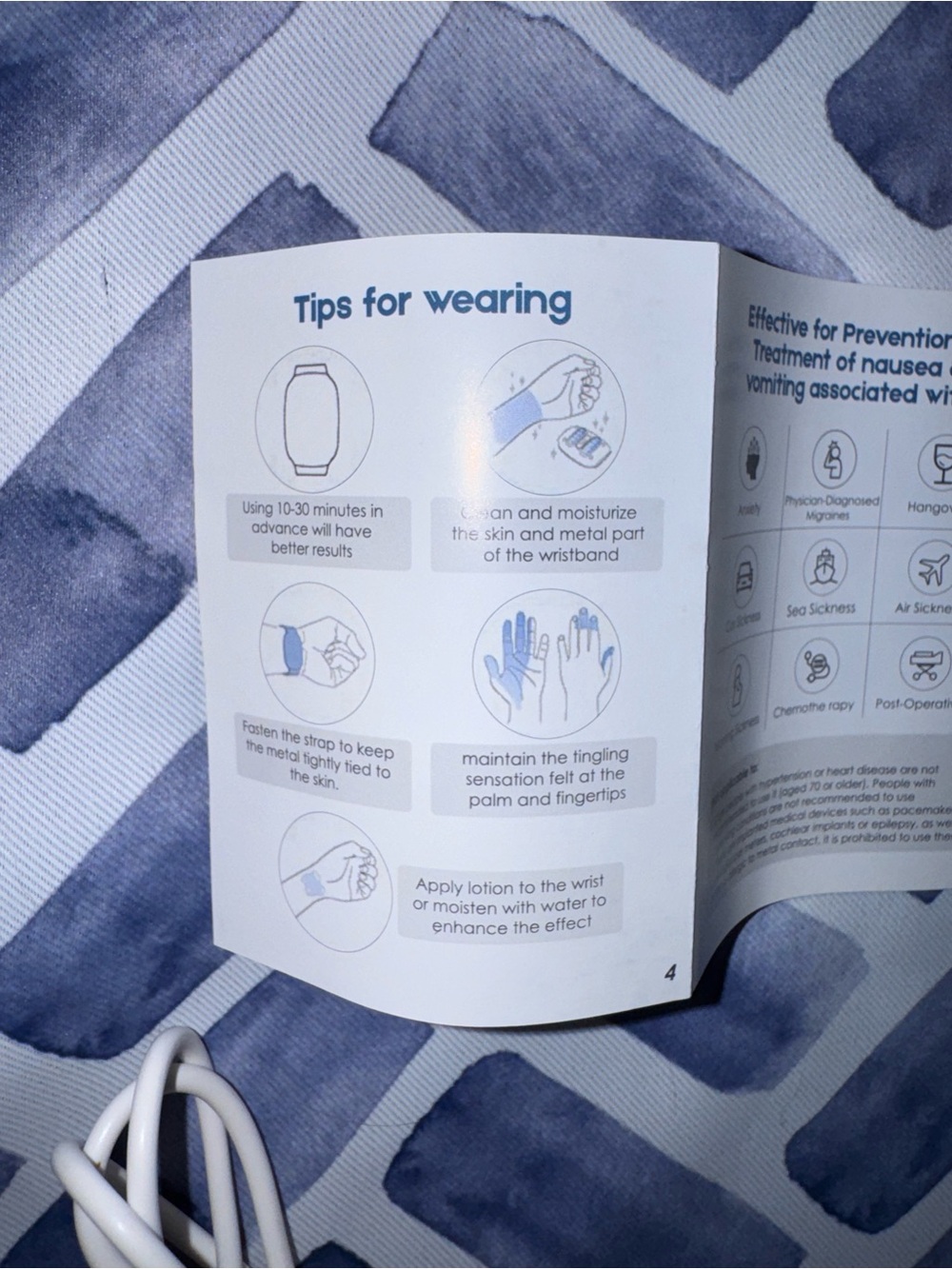 Motion Sickness Bands - Anti-Nausea Wristband, Vagus Nerve Stimulation - Picture 11 of 16